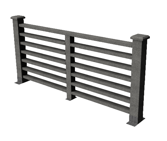 Ограждения декоративное ДПК GRINDERDECO Марсело серый базальт купить в Калаче-на-Дону