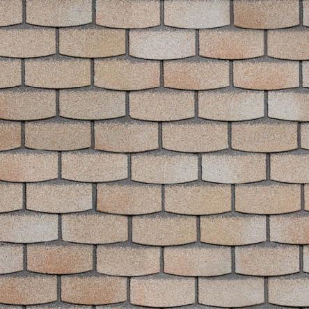 Фасадная плитка битумная, Технониколь HAUBERK камень Травертин 2.2 кв.м купить в Калаче-на-Дону