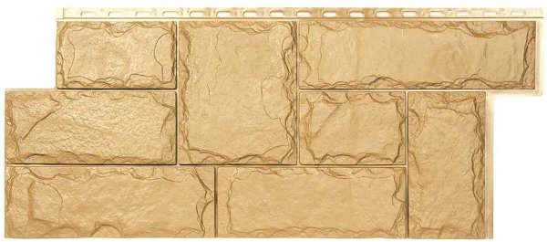 Фасадная панель T-Сайдинг-МАРСЕЛЬ ЭКО-1 Амбер купить в Калаче-на-Дону