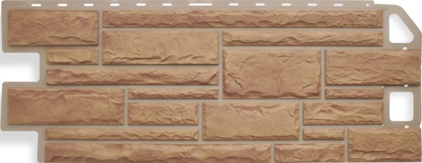 Цокольный сайдинг альта-профиль - коллекция "камень", бежевый купить в Калаче-на-Дону