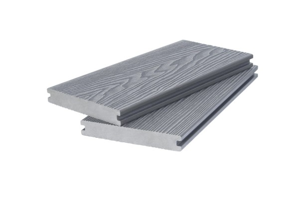 Доска террасная 3D фактура дерева POLIVAN GROUP двухсторонняя полнотелая SINGARAJA серый купить в Калаче-на-Дону