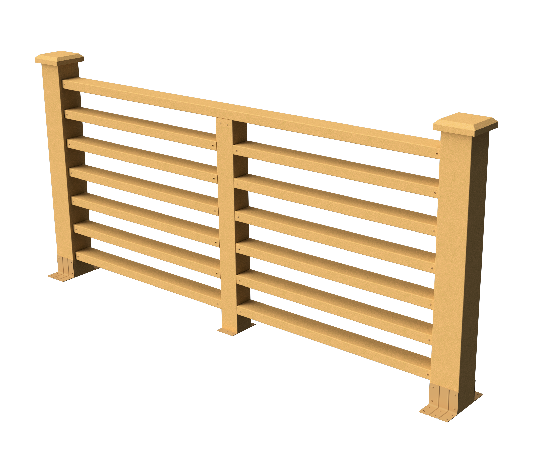 Ограждения декоративное ДПК GRINDERDECO Марсело песчаник купить в Калаче-на-Дону