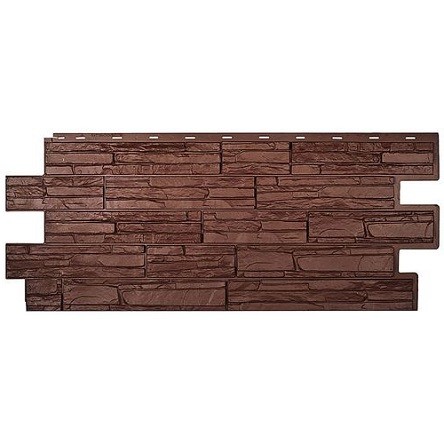 Фасадная панель T-Сайдинг-Альпийская сказка Коричневый купить в Калаче-на-Дону