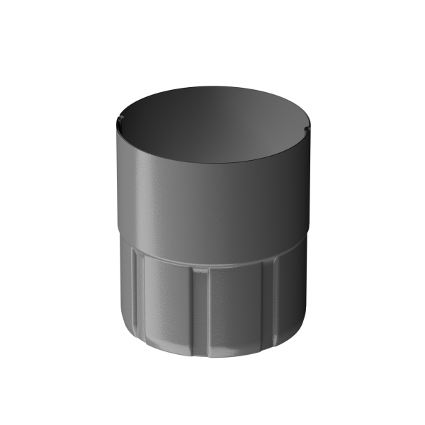 Муфта соединительная для водостока Döcke STAL PREMIUM, Графит купить в Калаче-на-Дону