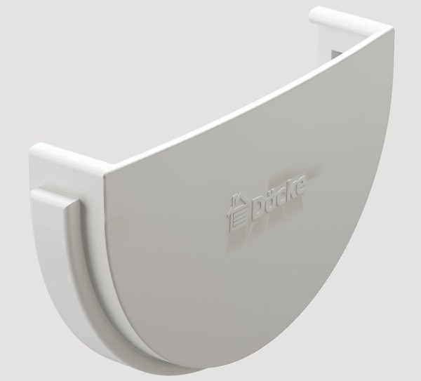 Заглушка желоба ПВХ Docke STANDART пломбир купить в Калаче-на-Дону