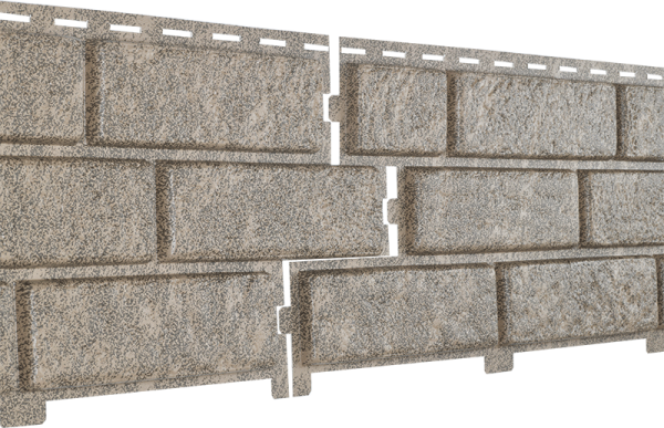 Фасадная панель Ю-Пласт Стоун Хаус Кирпич Бежевый купить в Калаче-на-Дону