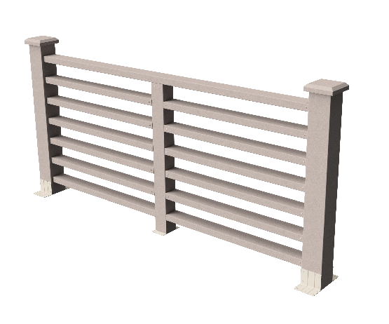 Ограждения декоративное ДПК GRINDERDECO Марсело выбеленый дуб купить в Калаче-на-Дону