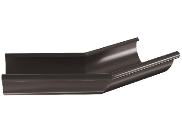 Водосток Aquasistem, система 150/100 - Угол желоба, наружный 135° RR 32 Тёмно-Коричневый купить в Калаче-на-Дону