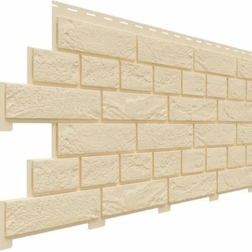 Фасадная панель Доломит Кирпич Славянка Шампань купить в Калаче-на-Дону