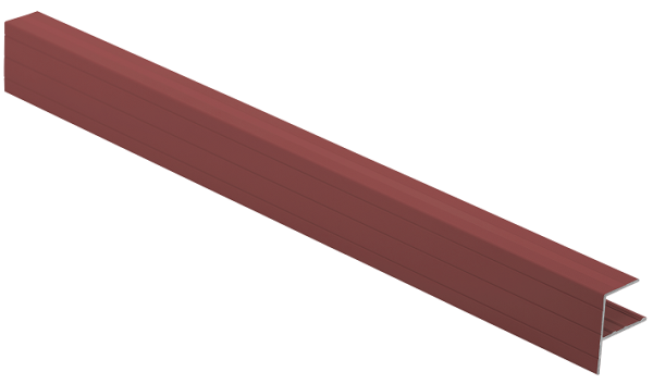 F-профиль Grinder закрывающий красный купить в Калаче-на-Дону