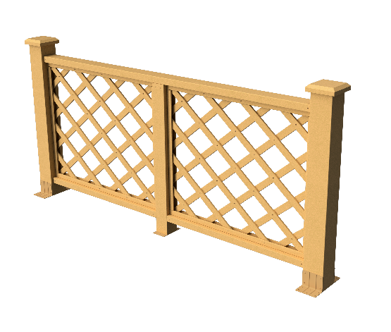 Ограждения декоративное ДПК GRINDERDECO Ламбет песчаник купить в Калаче-на-Дону