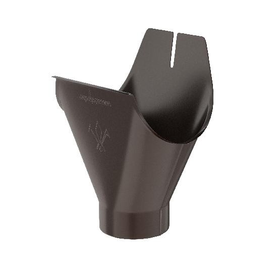 Водосток Aquasistem, система 150/100 - Воронка желоба RR 32 Тёмно-Коричневый купить в Калаче-на-Дону