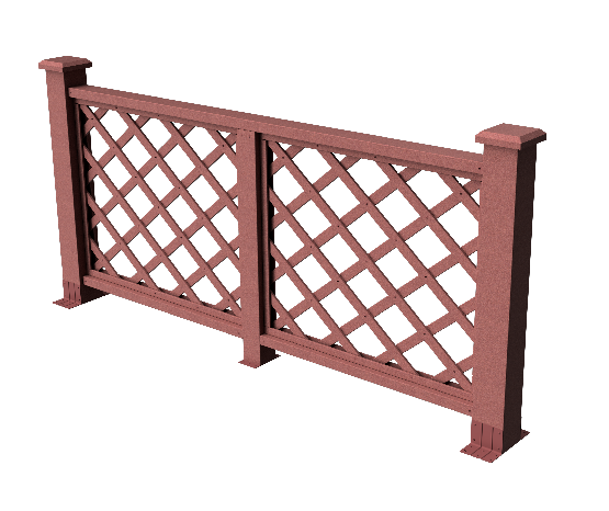 Ограждения декоративное ДПК GRINDERDECO Ламбет мербау купить в Калаче-на-Дону
