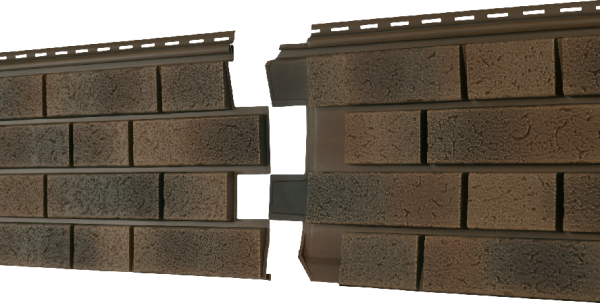 Фасадная панель Ю-пласт Стоун Хаус S-Lock Клинкер Нордик лава купить в Калаче-на-Дону