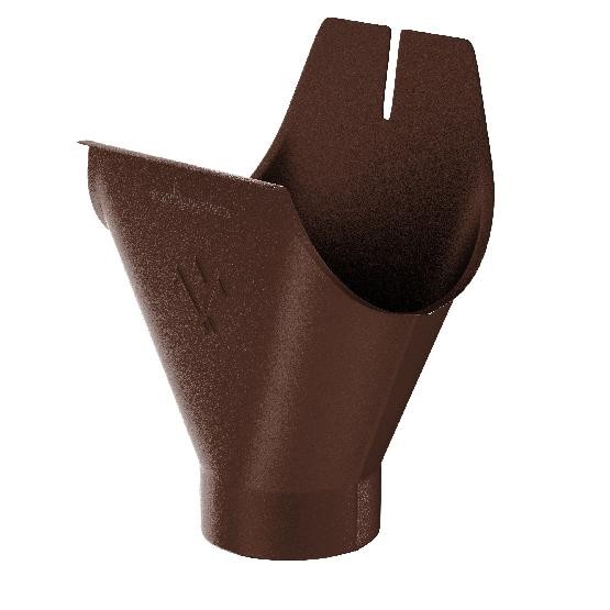 Водосток Aquasistem, Система 125x90 - Воронка желоба RAL 8017 Коричневый matt купить в Калаче-на-Дону