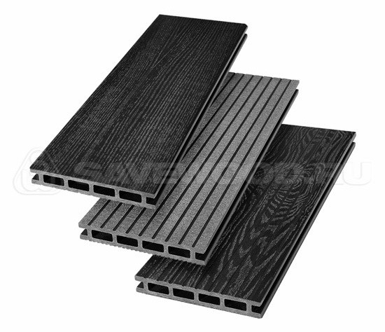 Террасная доска из ДПК SW Carpinus (R) — двухсторонняя черный купить в Калаче-на-Дону