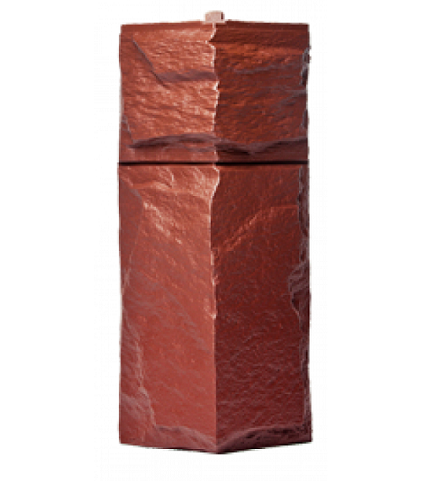 Угол T-Сайдинг-Гранит Леон Красный купить в Калаче-на-Дону