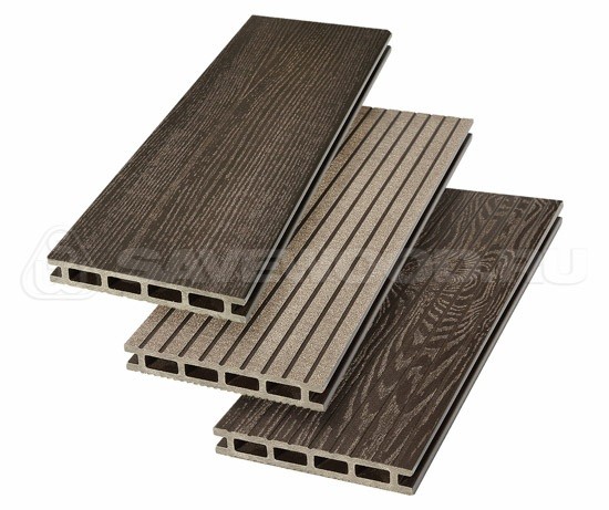 Террасная доска из ДПК SW Carpinus (R) — двухсторонняя темно-коричневый купить в Калаче-на-Дону