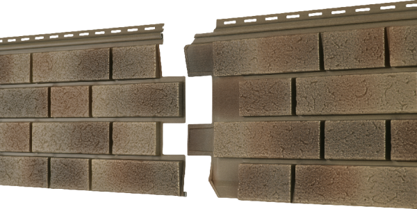 Фасадная панель Ю-пласт Стоун Хаус S-Lock Клинкер Нордик песок купить в Калаче-на-Дону