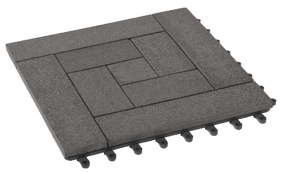 Модульный паркет ДПК GRINDERDECO Люкс 10 Серый базальт купить в Калаче-на-Дону