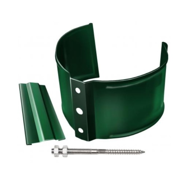 Водосток Grand Line 125x90 – Хомут трубы (на кирпич) RAL 6005 купить в Калаче-на-Дону