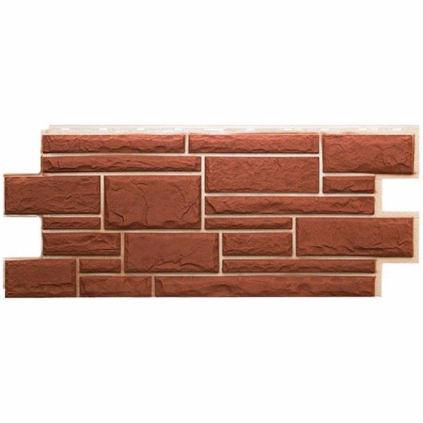 Фасадная панель Техоснастка, Камень Дикий, Коричневый купить в Калаче-на-Дону