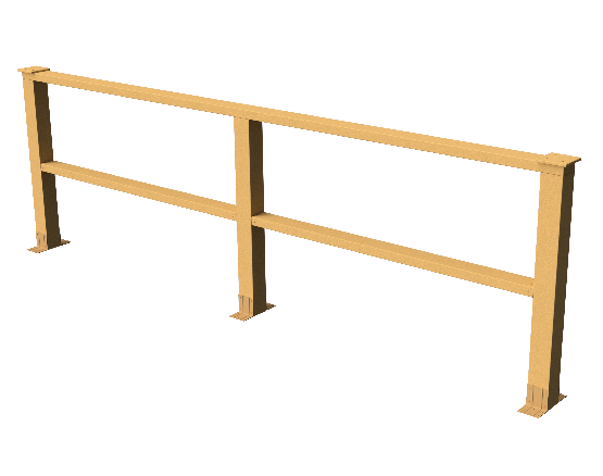 Ограждения декоративное ДПК GRINDERDECO Ковбойская изгородь песчаник купить в Калаче-на-Дону