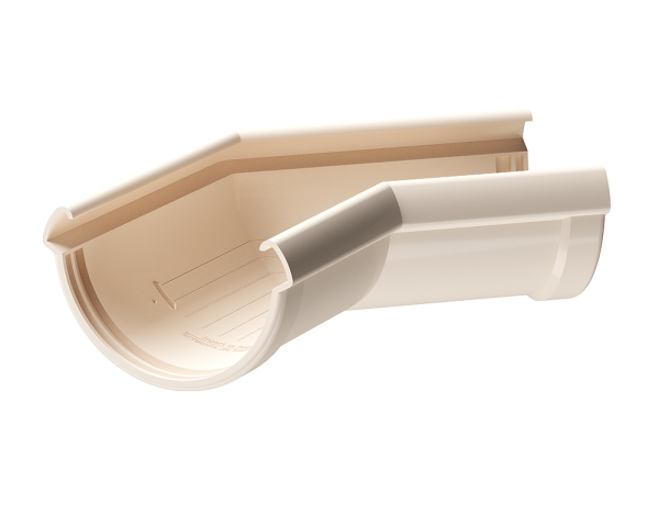 Угол желоба 135° Docke Lux ПВХ Латте купить в Калаче-на-Дону