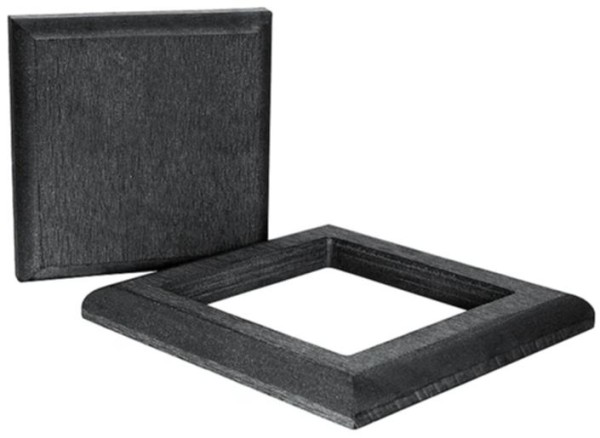 Комплект крышка и юбка ДПК для столба Polivan SINGARAJA черный купить в Калаче-на-Дону