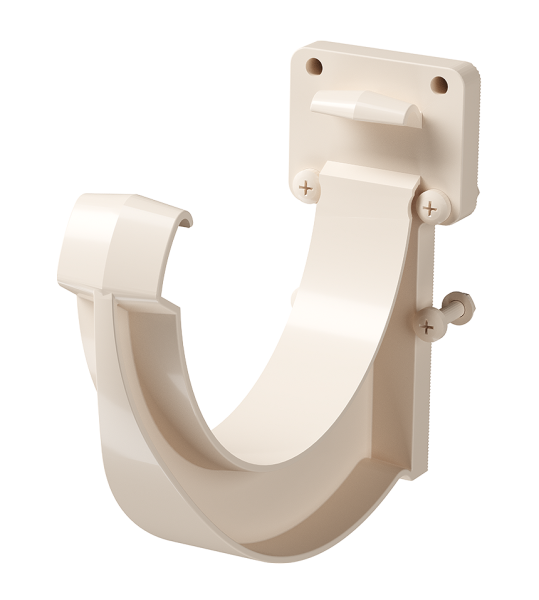 Кронштейн желоба Docke Lux ПВХ Латте купить в Калаче-на-Дону