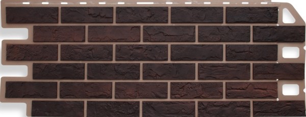Фасадная панель Цокольный сайдинг Альта-профиль - коллекция "кирпич", кирпич жженый купить в Калаче-на-Дону