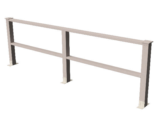 Ограждения декоративное ДПК GRINDERDECO Ковбойская изгородь выбеленый дуб купить в Калаче-на-Дону