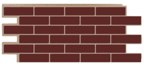 Фасадная панель T-Сайдинг - Кирпич Модерн Коричневый купить в Калаче-на-Дону