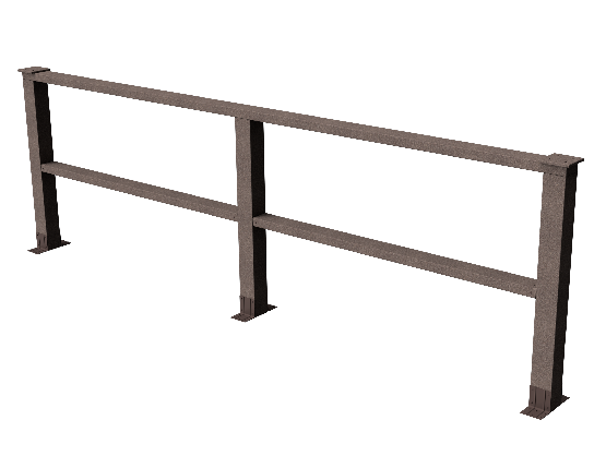 Ограждения декоративное ДПК GRINDERDECO Ковбойская изгородь венге купить в Калаче-на-Дону