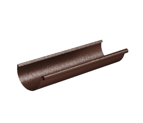 Водосток Aquasistem, Система 125x90 - Желоб водосточный 3 метра RAL 8017 Коричневый matt купить в Калаче-на-Дону