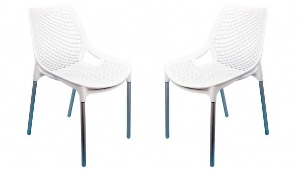 Стулья для уличных кафе белые купить в Калаче-на-Дону