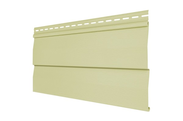 Виниловый сайдинг Tecos - корабельный брус, светло-желтый  купить в Калаче-на-Дону