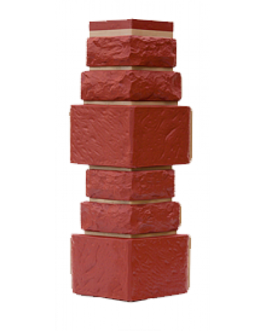 Угол T-Сайдинг-Дикий Камень Красный купить в Калаче-на-Дону