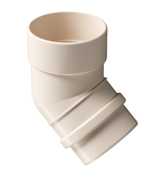 Колено 45˚ Docke Lux ПВХ Латте купить в Калаче-на-Дону