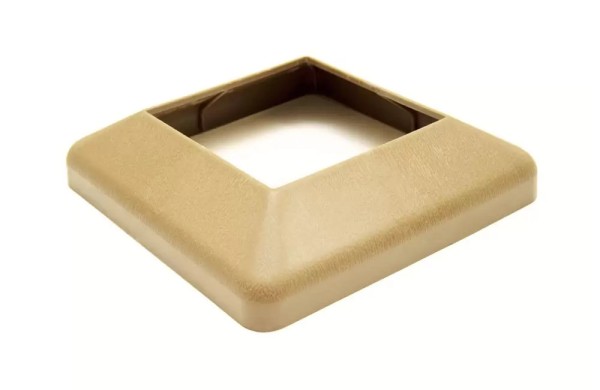 Крышка нижняя ПВХ для столба Deckart 100х100 Орех купить в Калаче-на-Дону