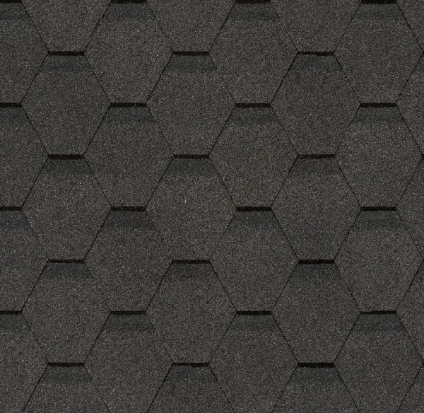 Гибкая черепица Docke, коллекция Шестигранник Серый купить в Калаче-на-Дону