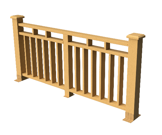 Ограждения декоративное ДПК GRINDERDECO Европа песчаник купить в Калаче-на-Дону