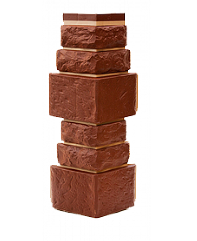 Угол T-Сайдинг-Дикий Камень Коричневый купить в Калаче-на-Дону