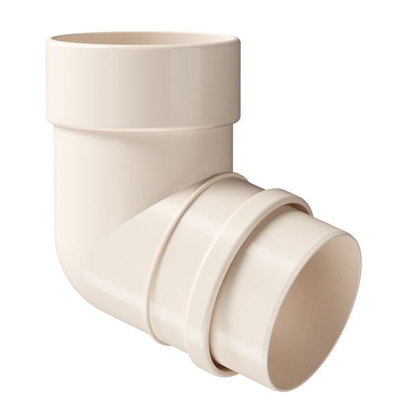 Колено 72˚ Docke Lux ПВХ Латте купить в Калаче-на-Дону