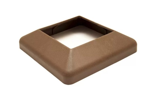 Крышка нижняя ПВХ для столба Deckart 100х100 Шоколад купить в Калаче-на-Дону