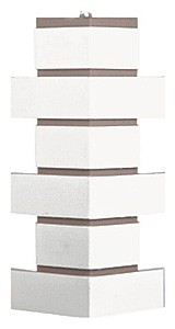 Угол T-Сайдинг - Кирпич Модерн Белый купить в Калаче-на-Дону