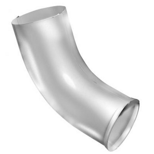 Водосток Grand Line 125x90 – Колено сливное RAL 9003 купить в Калаче-на-Дону