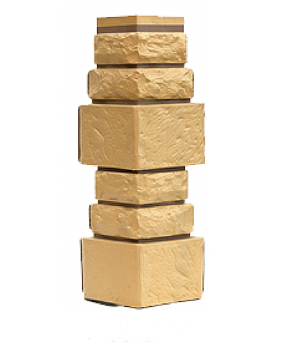 Угол T-Сайдинг-Дикий Камень Желтый купить в Калаче-на-Дону