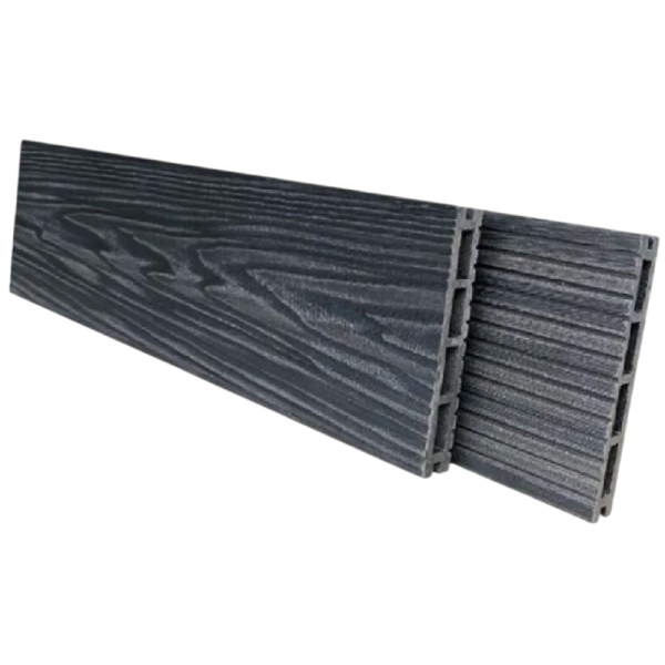 Террасная доска NanoWood Comfort 3D тиснение + вельвет Графит купить в Калаче-на-Дону