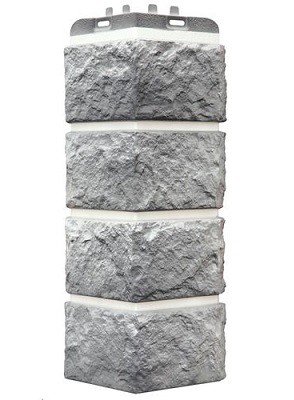 Угол наружный Grand Line Колотый Камень Гранит, Шов белый купить в Калаче-на-Дону